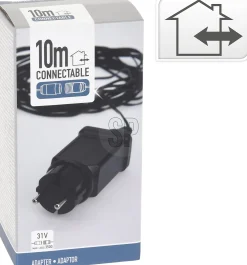 Adaptor IP44 med 10m ledning