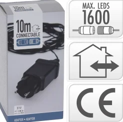 Adaptor start med 10m ledning til Connectable
