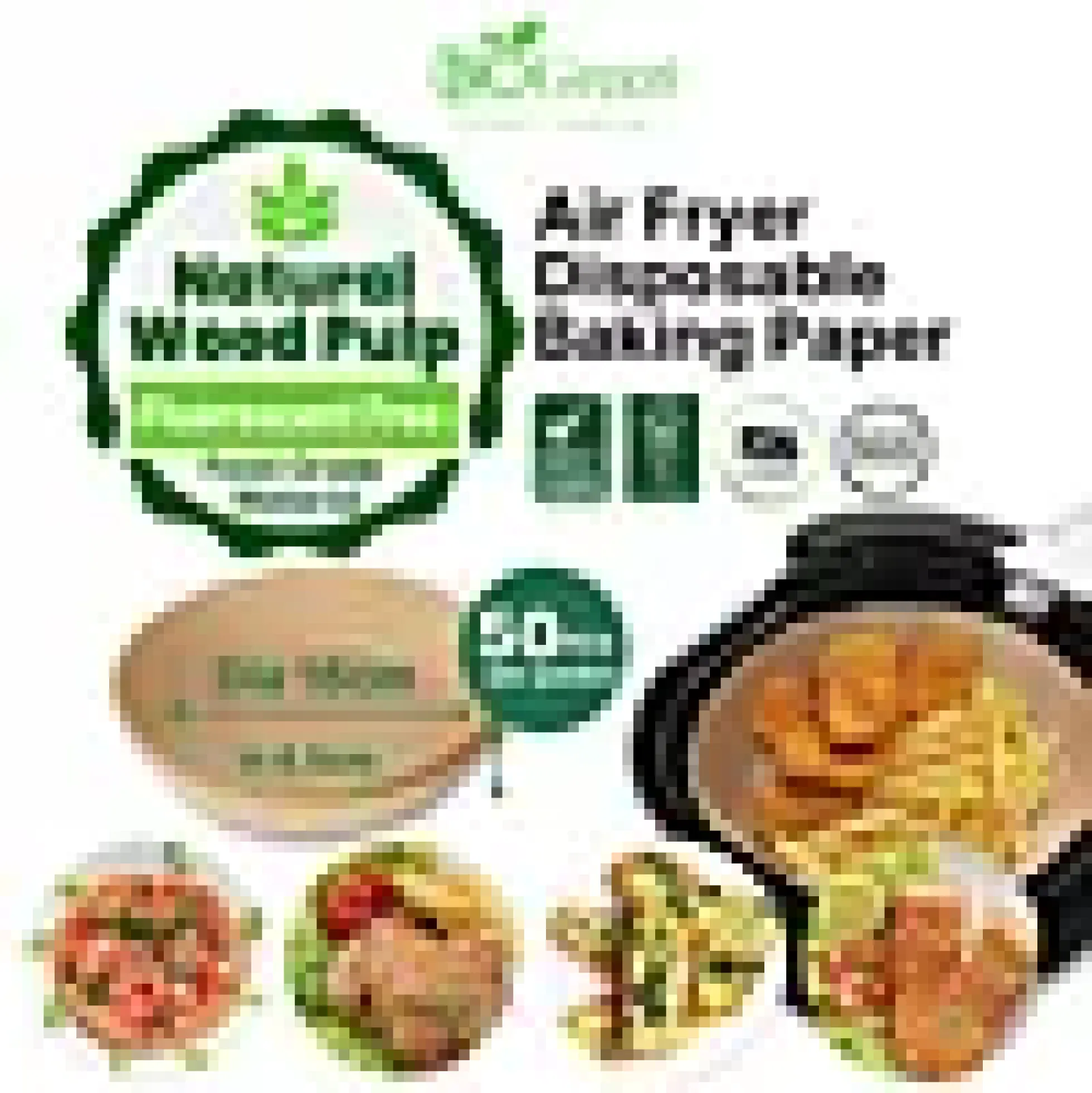 Airfryerpapir runde ø16cm 50stk