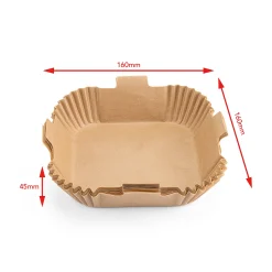 Airfryer papir 16x16cm 50stk
