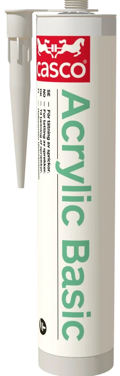 Akryl fugemasse basic hvit 300ml
