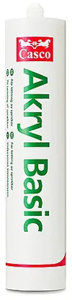 Akryl fugemasse basic hvit 300ml