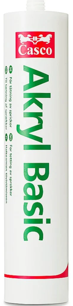 Akryl fugemasse basic hvit 300ml