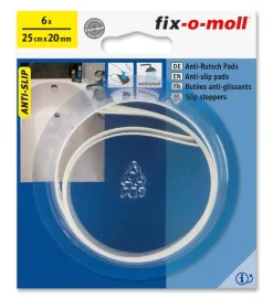Antiskli pad for bad og dusj 25cmx20mm 6stk