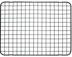 Avkjølingsrist belagt 34x45cm
