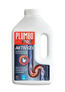 Avløpsåpner Proff Aktiv Gel 6 doseringer 1200g