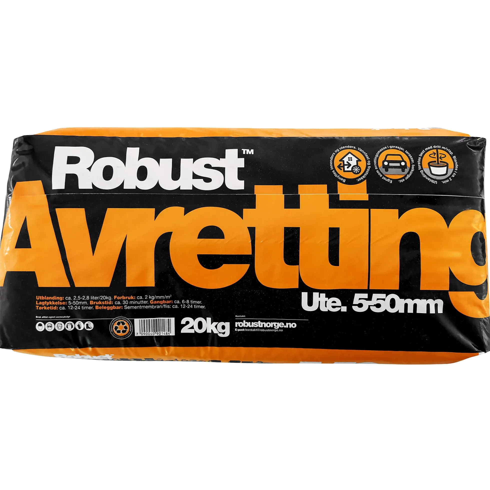 Avretting ute 5-50mm 20kg