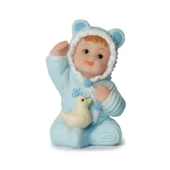 Baby med and blå 5,5cm