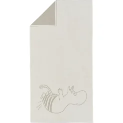 Badehåndkle 70x140 mummitrollet hvit gots