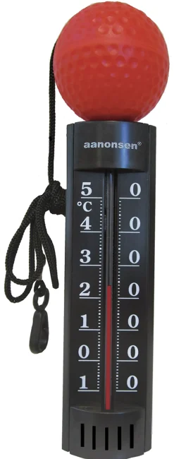 Badetermometer med flytekule