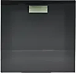 Badevekt svart glass
