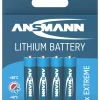 Batteri AA lithium 4stk