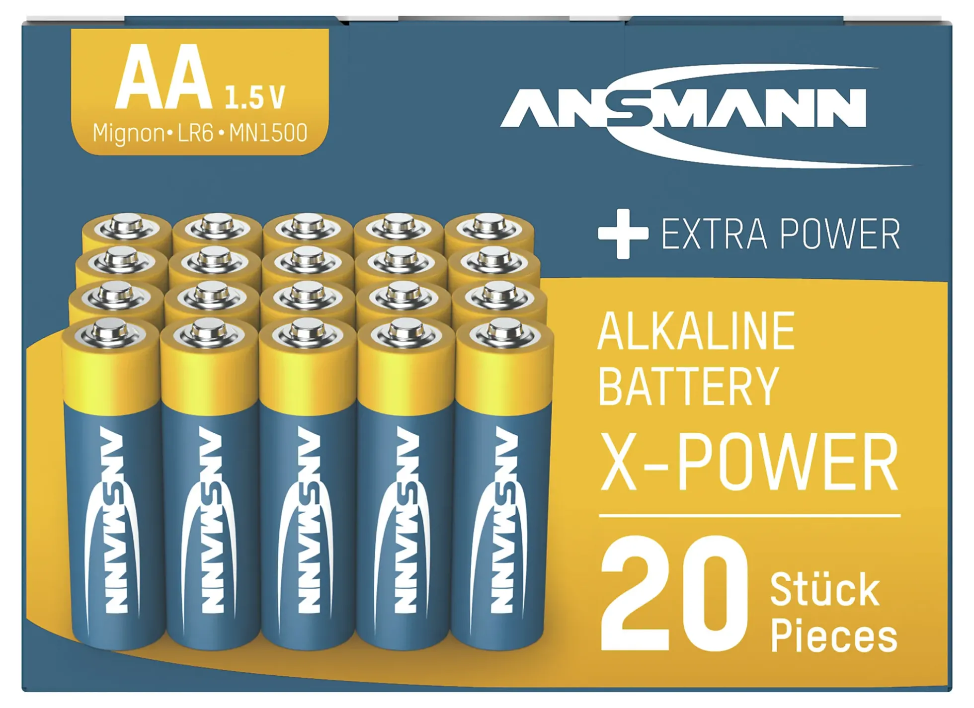 Batteri AA XPower 20stk