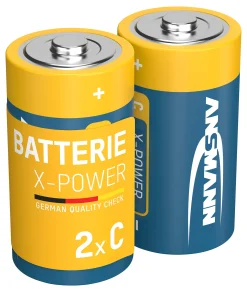 Batteri alkaline C 2stk XPower