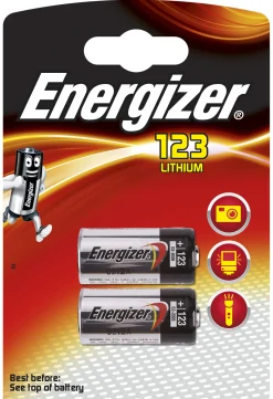 Batteri CR17345/123 3v 2stk