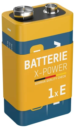 Batteri 9v alkalisk XPower 10stk