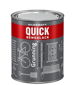 Bengalack grunning grå silkematt 0.75l