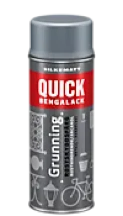 Bengalack grunning spray grå silkematt