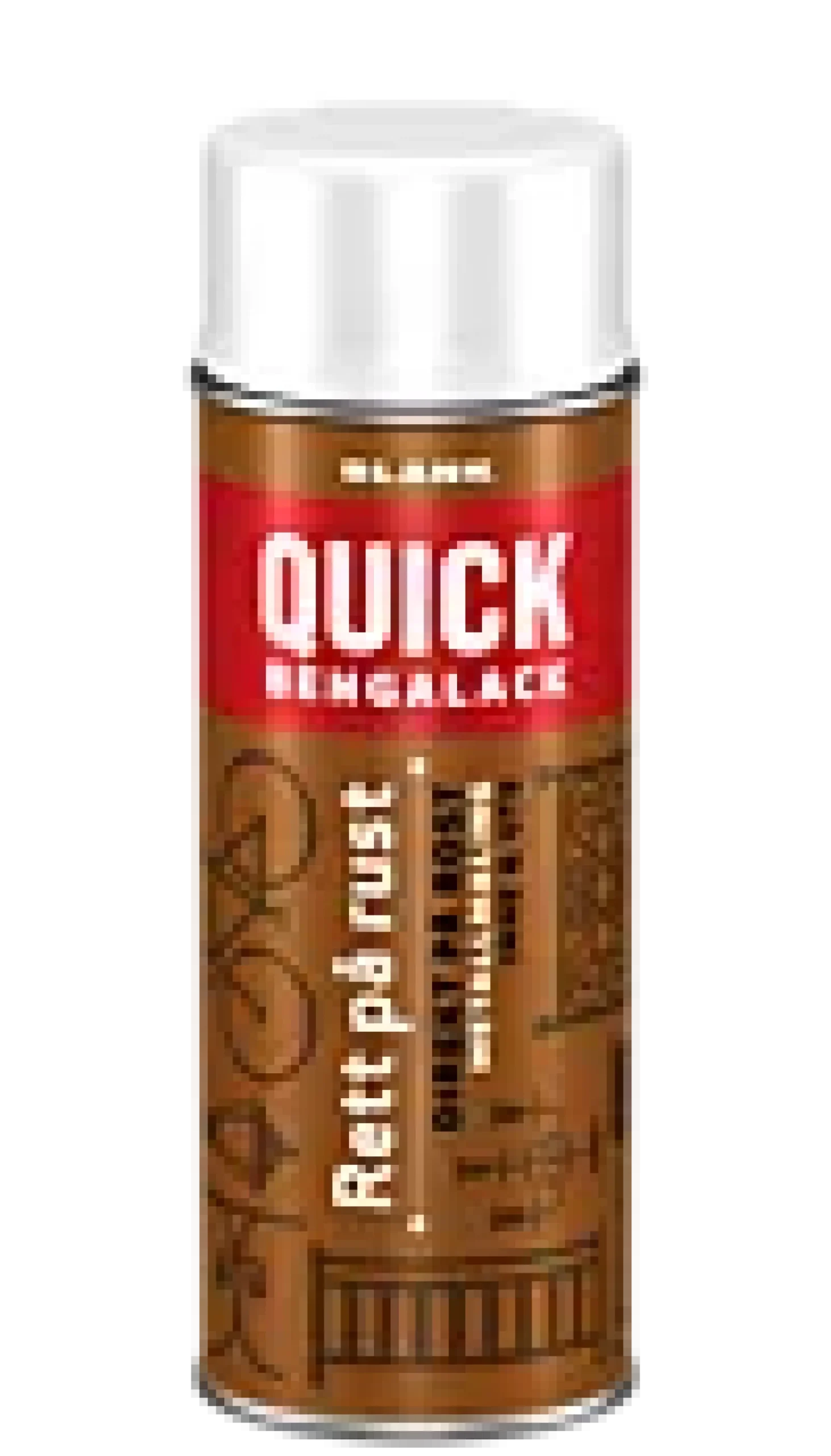 Bengalack Rett på rust spray hvit blank 400ml