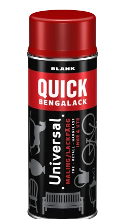 Bengalack spray signalrød blank 400ml