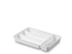 Bestikkasse 33x22x5 hvit