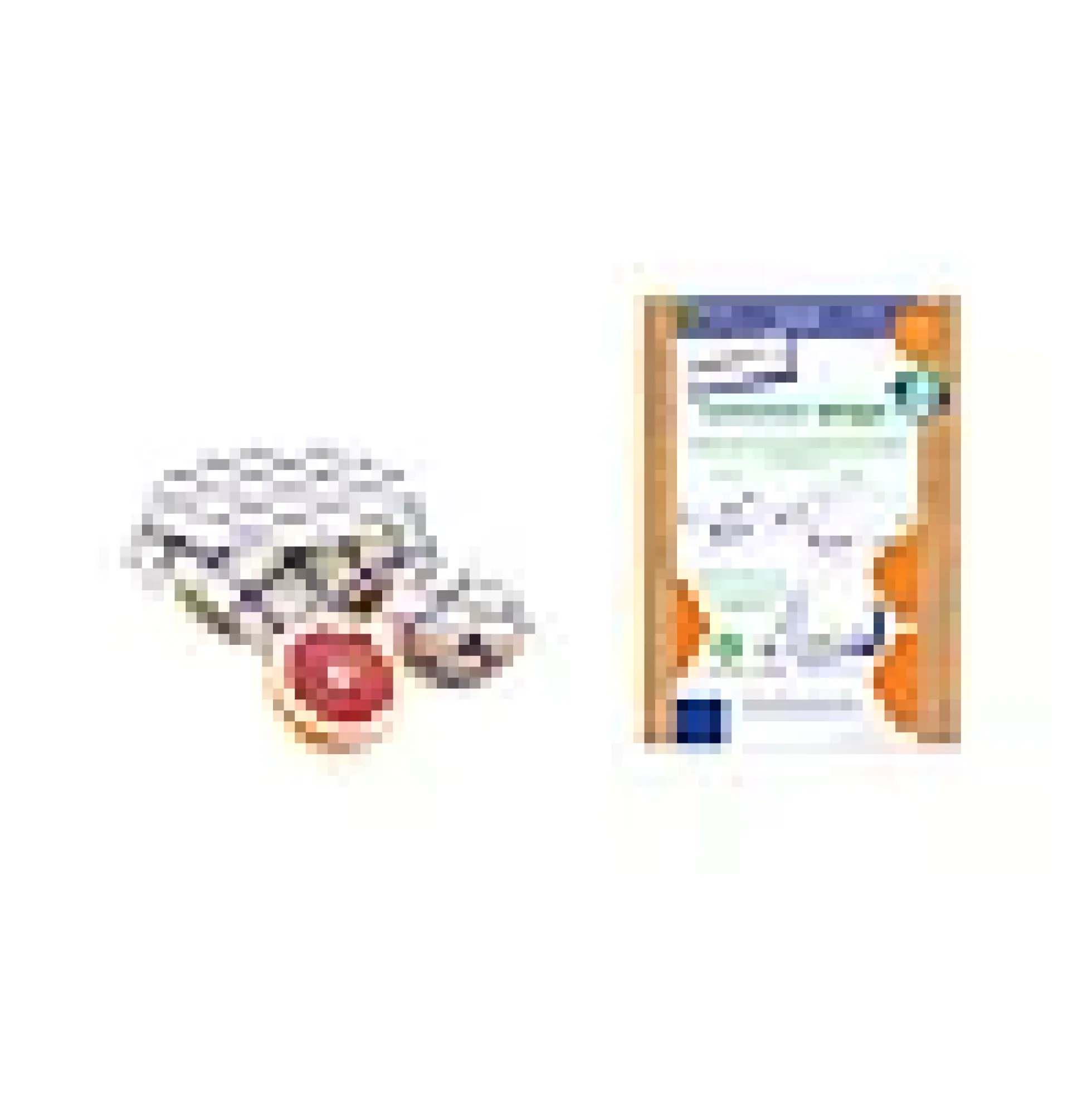 Bivokspapir ark medium og large 2stk assortert