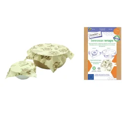 Bivokspapir ark medium og large 2stk assortert