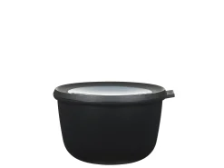 Bolle med lokk Cirqula sort 1l