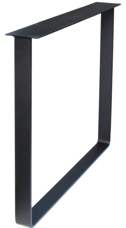 Bordben Square struktur svart 710mm