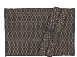 Bordbrikke Graphic aske/beige 33x48cm 2stk