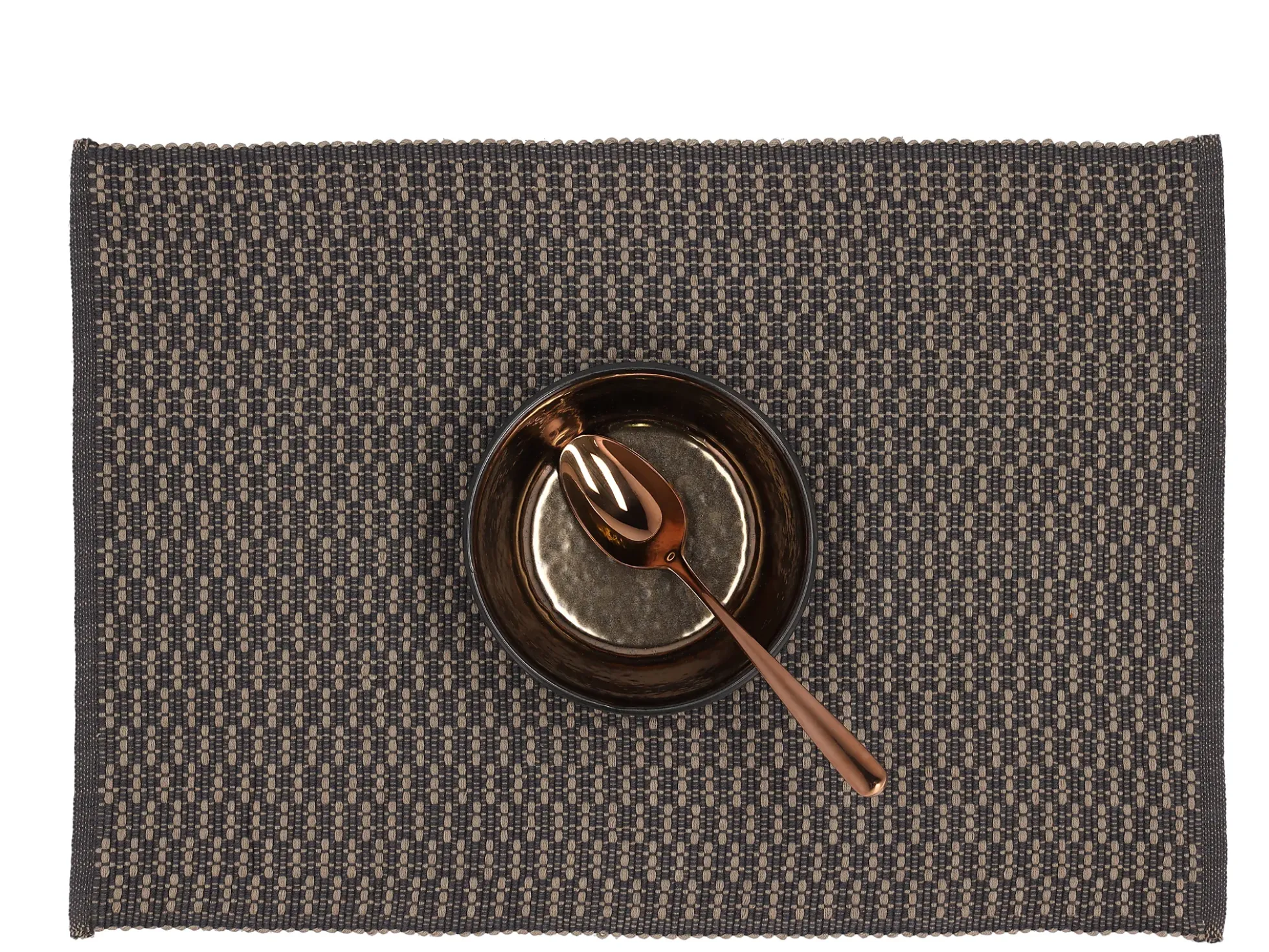 Bordbrikke Graphic aske/beige 33x48cm 2stk