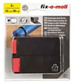 Borrelås Hookloop Elastisk med rød griptag 50cmx30mm