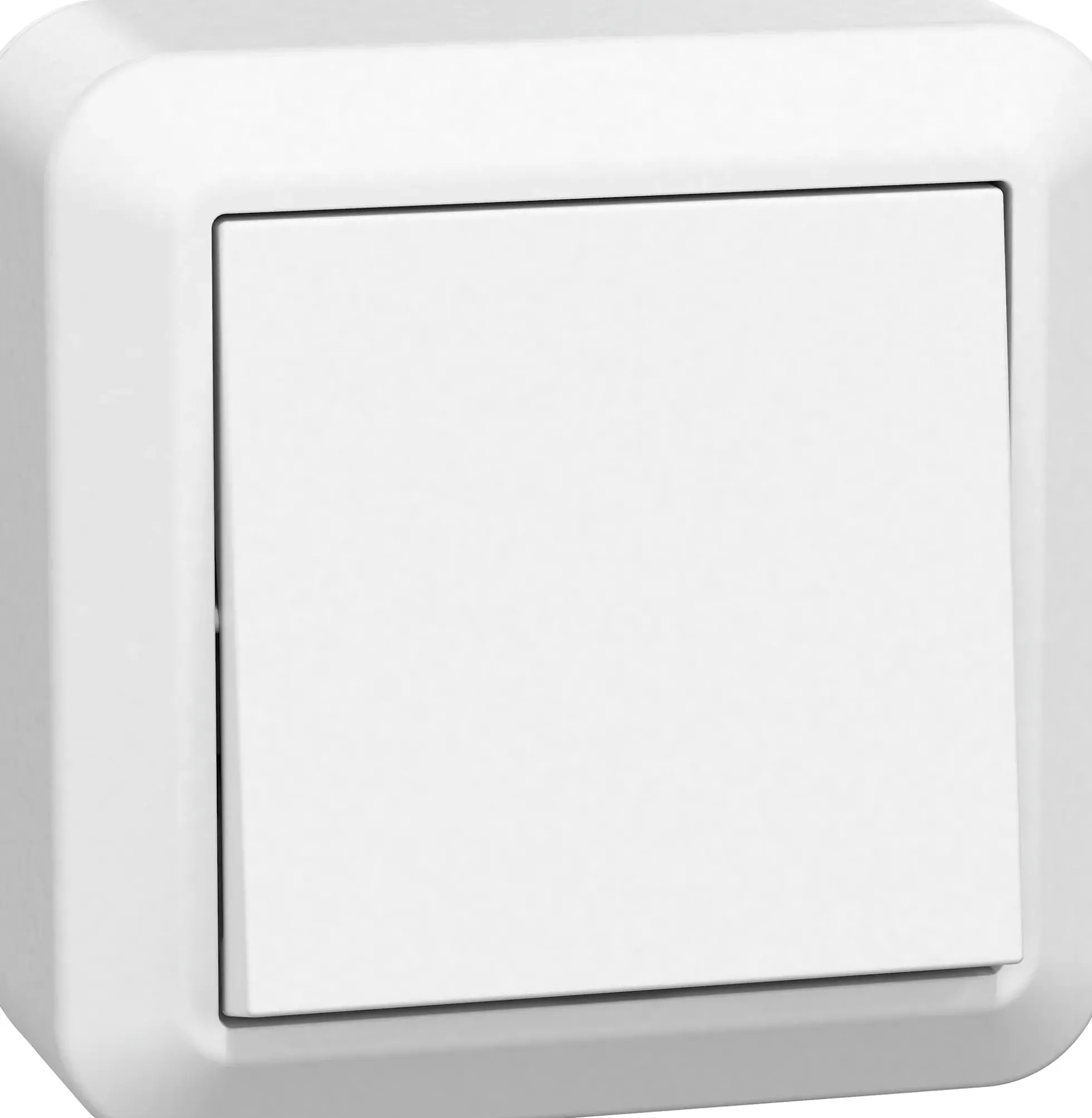 Bryter utenpåliggende Connect 2 home 1-pol hvit