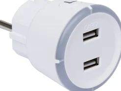 CAPiDi USB sikkerhetstimer 2xUSB 3.4Ah