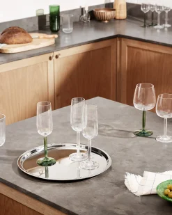 Champagneglass 24cl Grønn 2stk Hammershøi