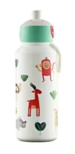 Drikkeflaske pop-up dyrevenner 400ml