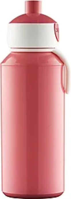 Drikkeflaske pop-up rosa 400ml