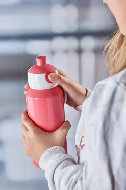 Drikkeflaske pop-up rosa 400ml