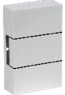 DØRKLOKKE DING DONG D117 HVIT