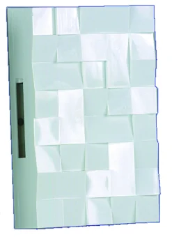 DØRKLOKKE FACET D107 HVIT