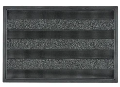 DØRMATTE CACTUS ANTRASIT I GUMMI OG SYNTETFIBER 45X75CM