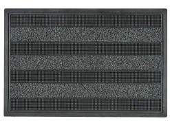 DØRMATTE CACTUS ANTRASIT I GUMMI OG SYNTETFIBER 60X80CM