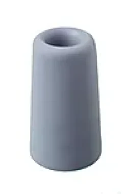 DØRSTOPPER GUMMI GRÅ 30MM