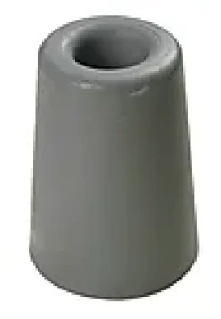 DØRSTOPPER GUMMI GRÅ 50MM