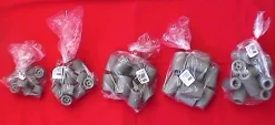 Dørstopper 25mm grå 10stk