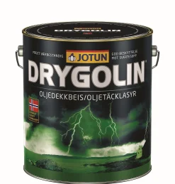 Drygolin Oljedekkbeis hvit 10l
