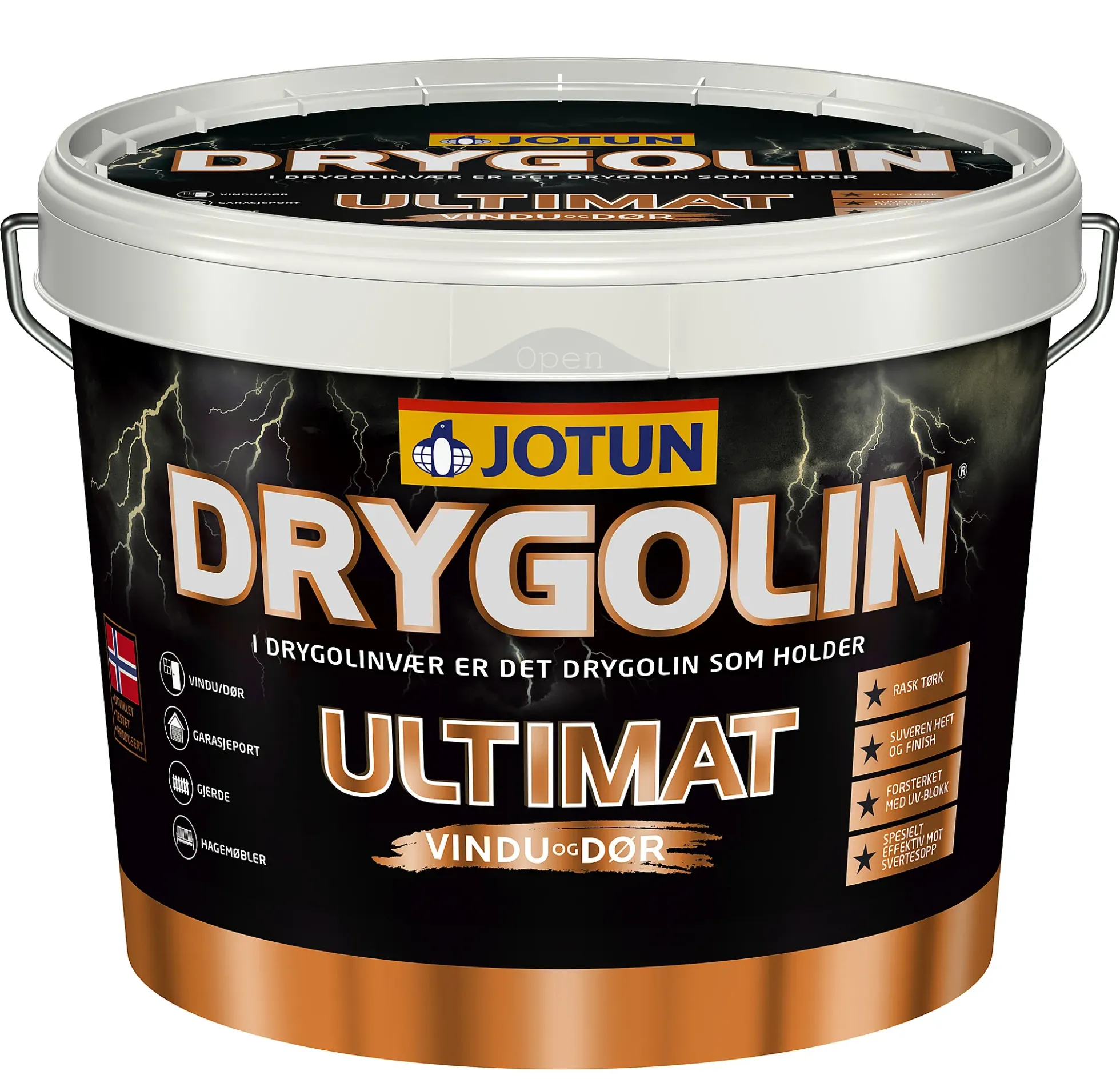 DRYGOLIN ULTIMAT VINDU/DØR OKSYDRØD-BASE 2,7L