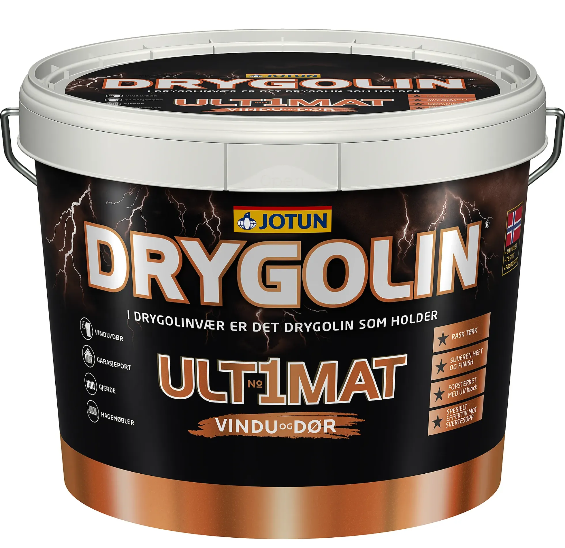 DRYGOLIN ULTIMAT VINDU/DØR OKSYDRØD-BASE 2,7L