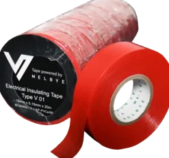 ELTAPE RØD 19MMX20M