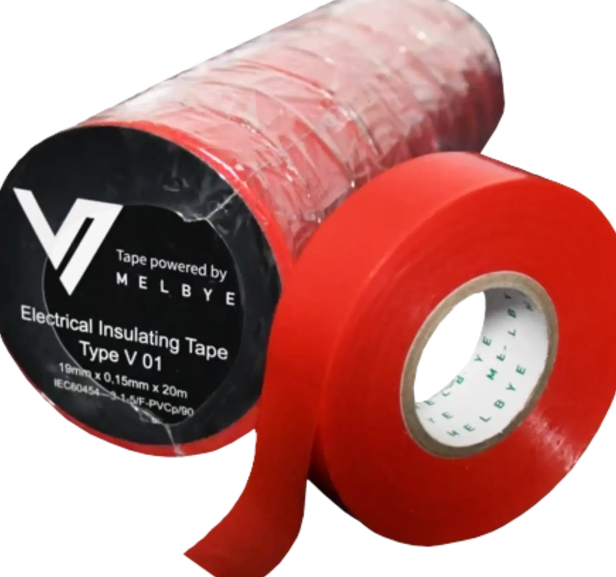 ELTAPE RØD 19MMX20M